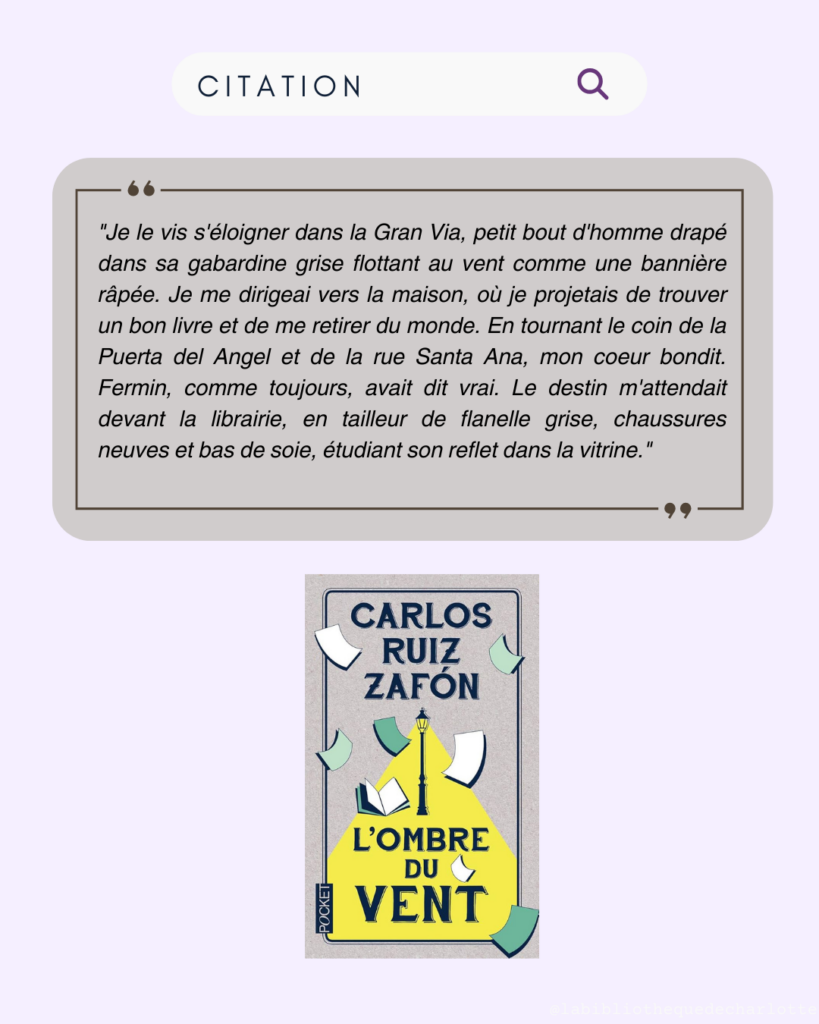 L'Ombre du vent - Carlos Ruiz Zafon