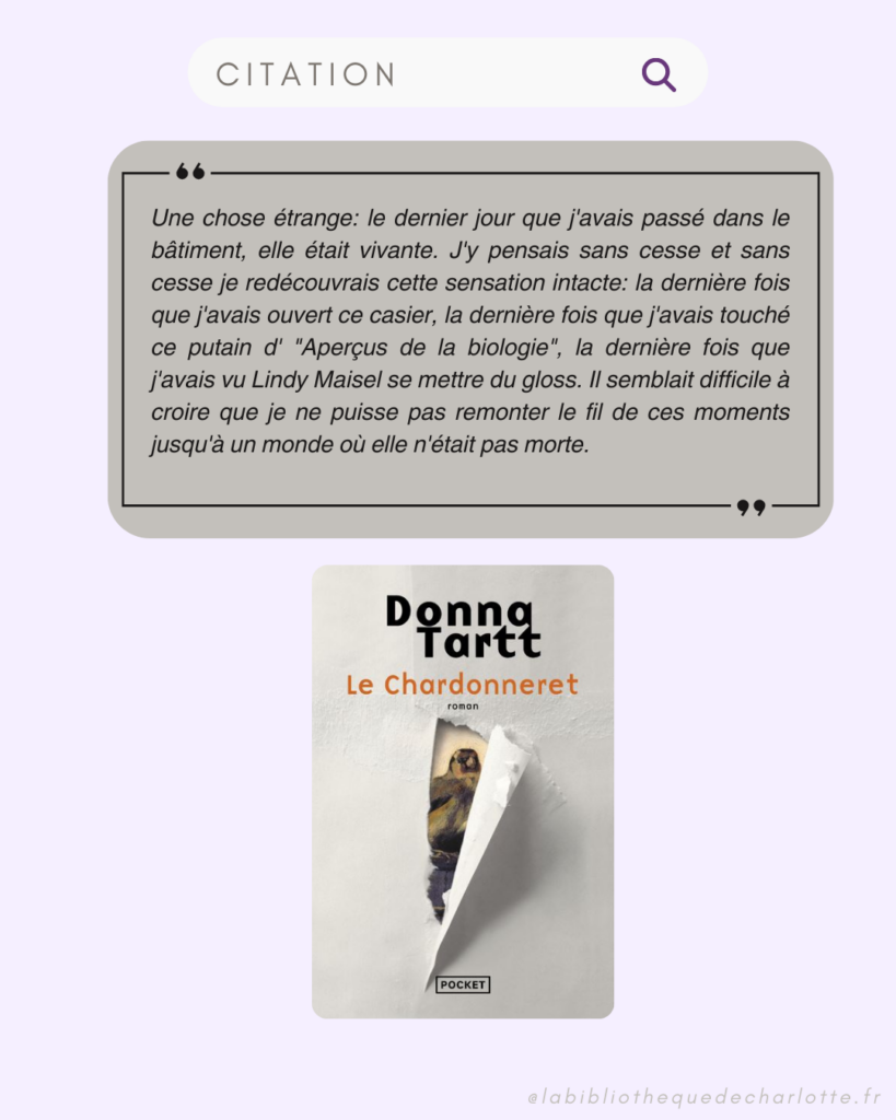 Le Chardonneret - Donna Tartt